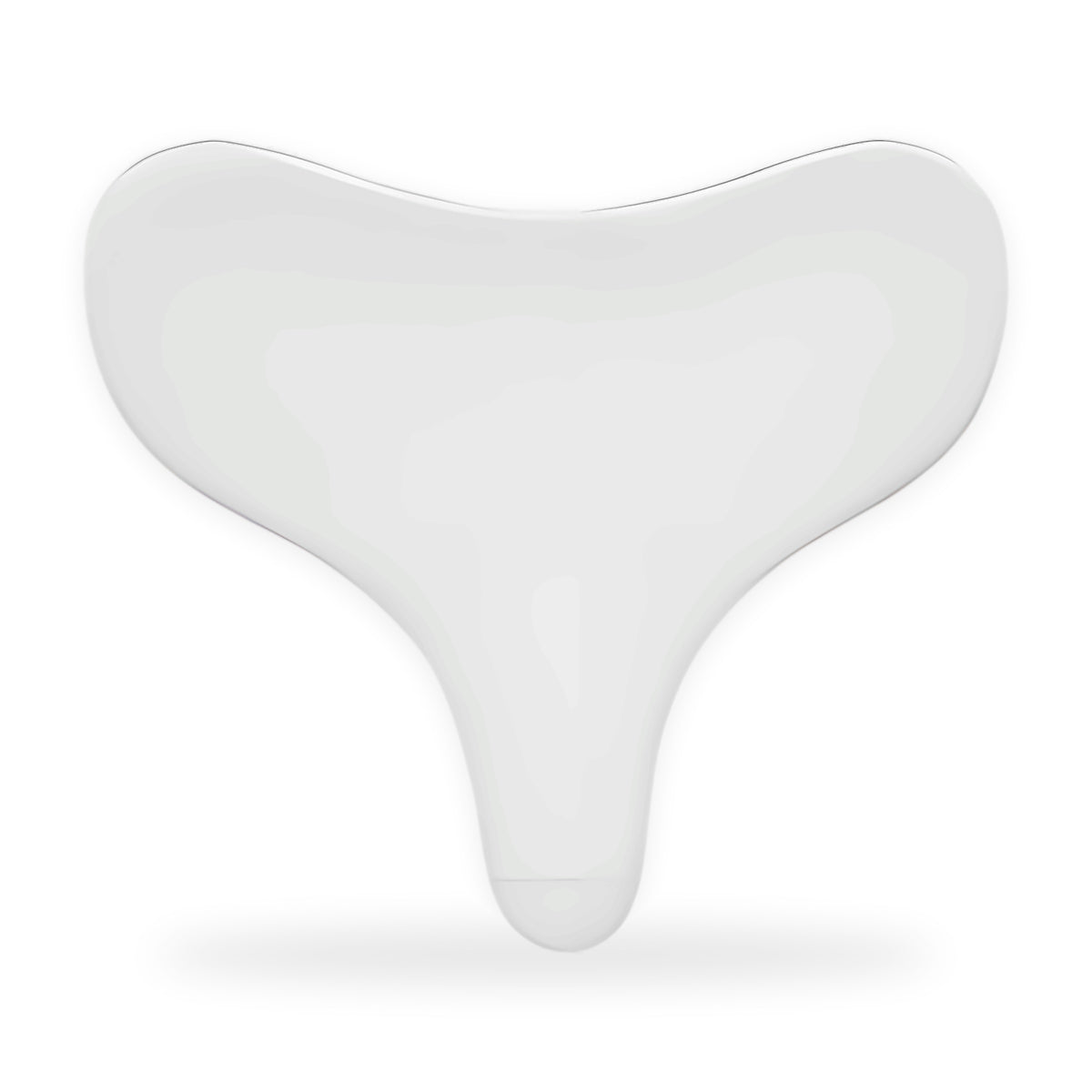Silicone chest pad on a white background