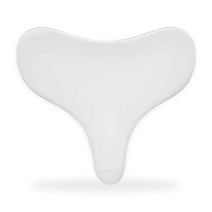 Silicone chest pad on a white background