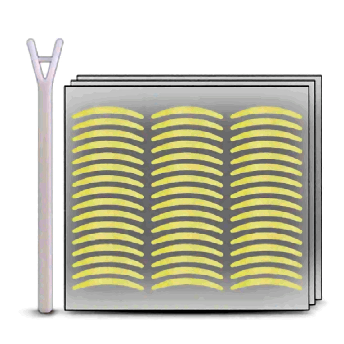 Slim double eyelid strips, 1056 pcs