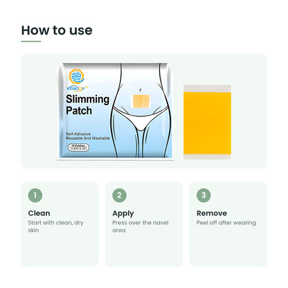 How to use the herbal navel patches: clean, apply, remove