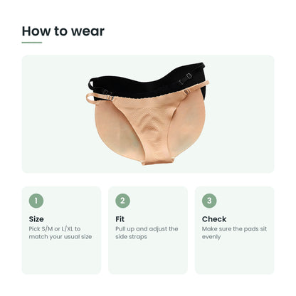 How to wear padded butt enhancer panties