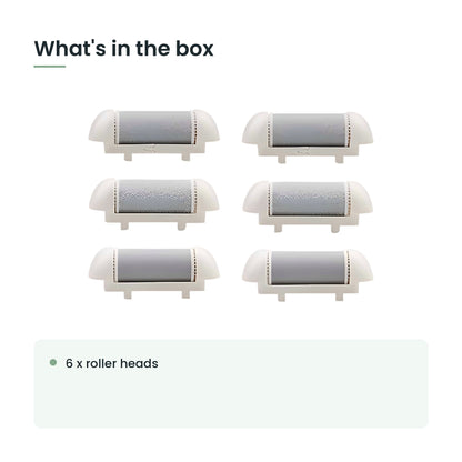 What's in the box: 6 x roller heads