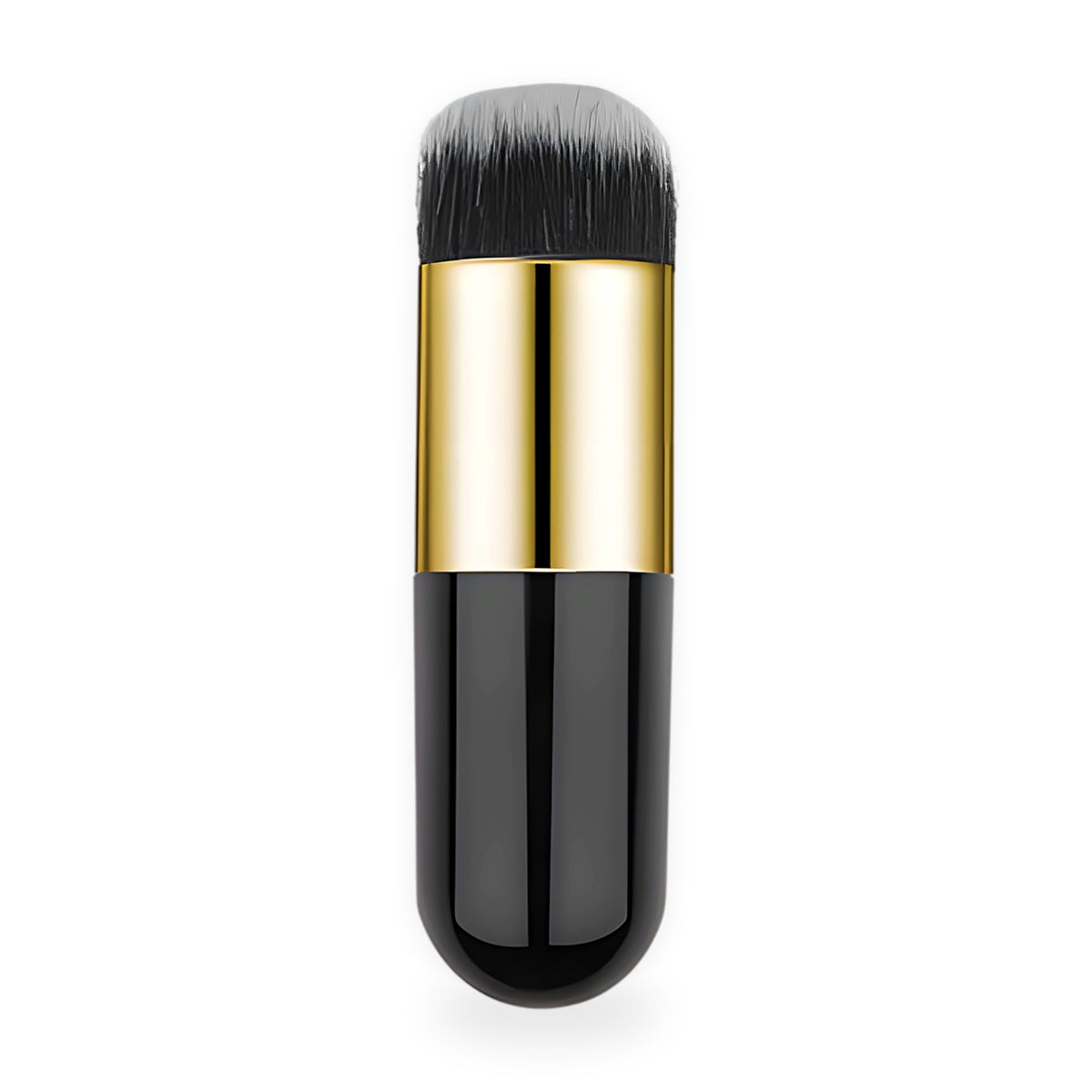Round foundation brush on a white background