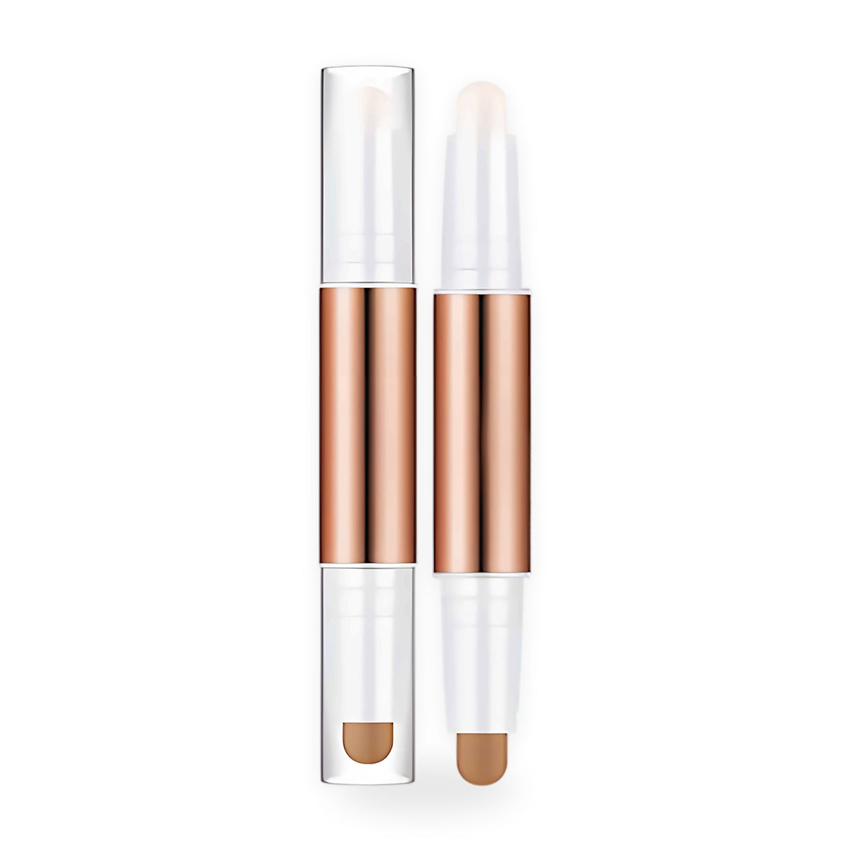 2-in-1 contour and highlight stick on a white background