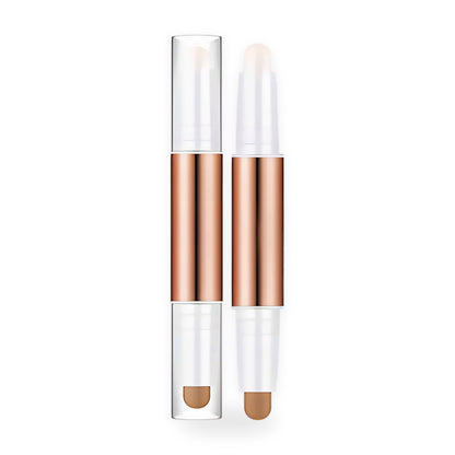 2-in-1 contour and highlight stick on a white background