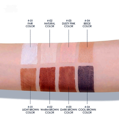 Contour stick swatches