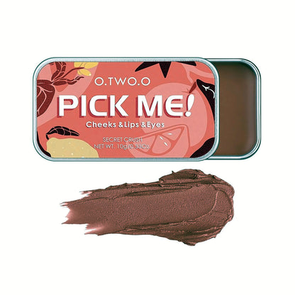 3-in-1 lip, cheek and eye colour – maple