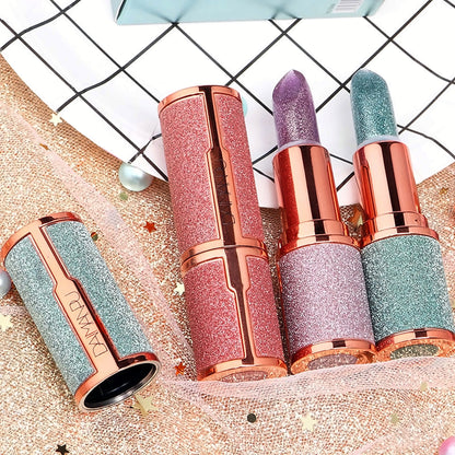 Glitter lipsticks