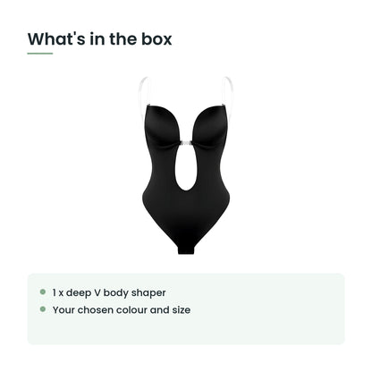 What's in the box: one deep V body shaper