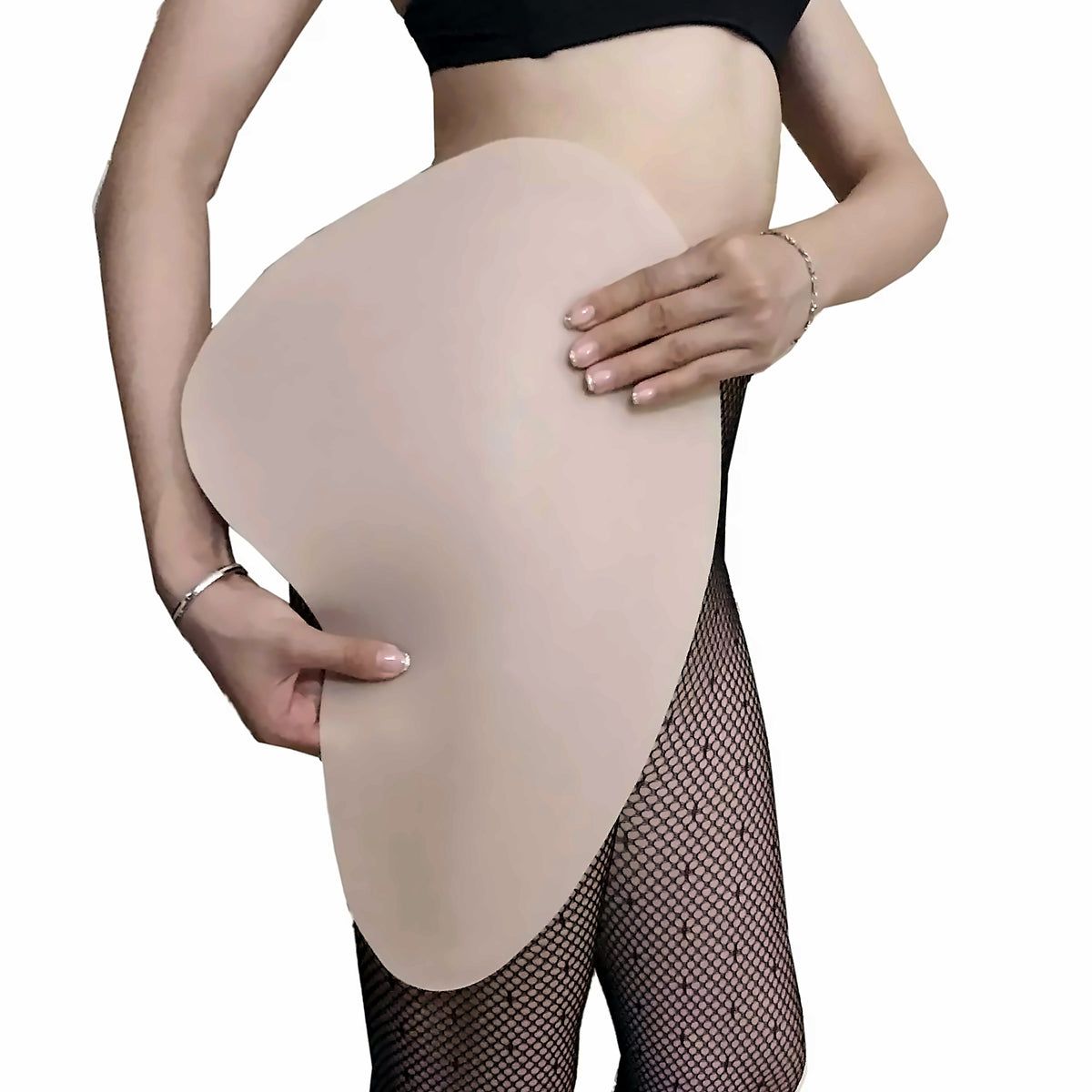 Wearing the silicone hip pads