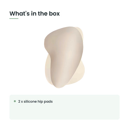 What's in the box: 2 x silicone hip pads