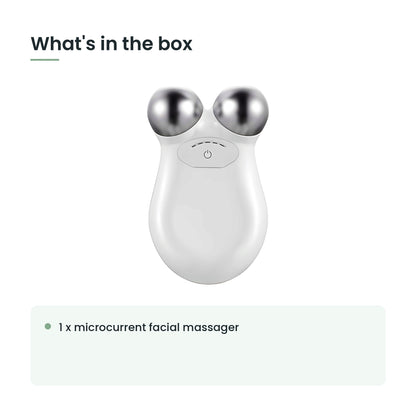 What's in the box: 1 x microcurrent facial massager