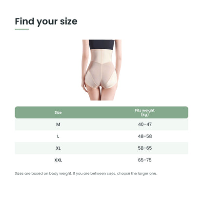 Tummy control knickers size guide by weight