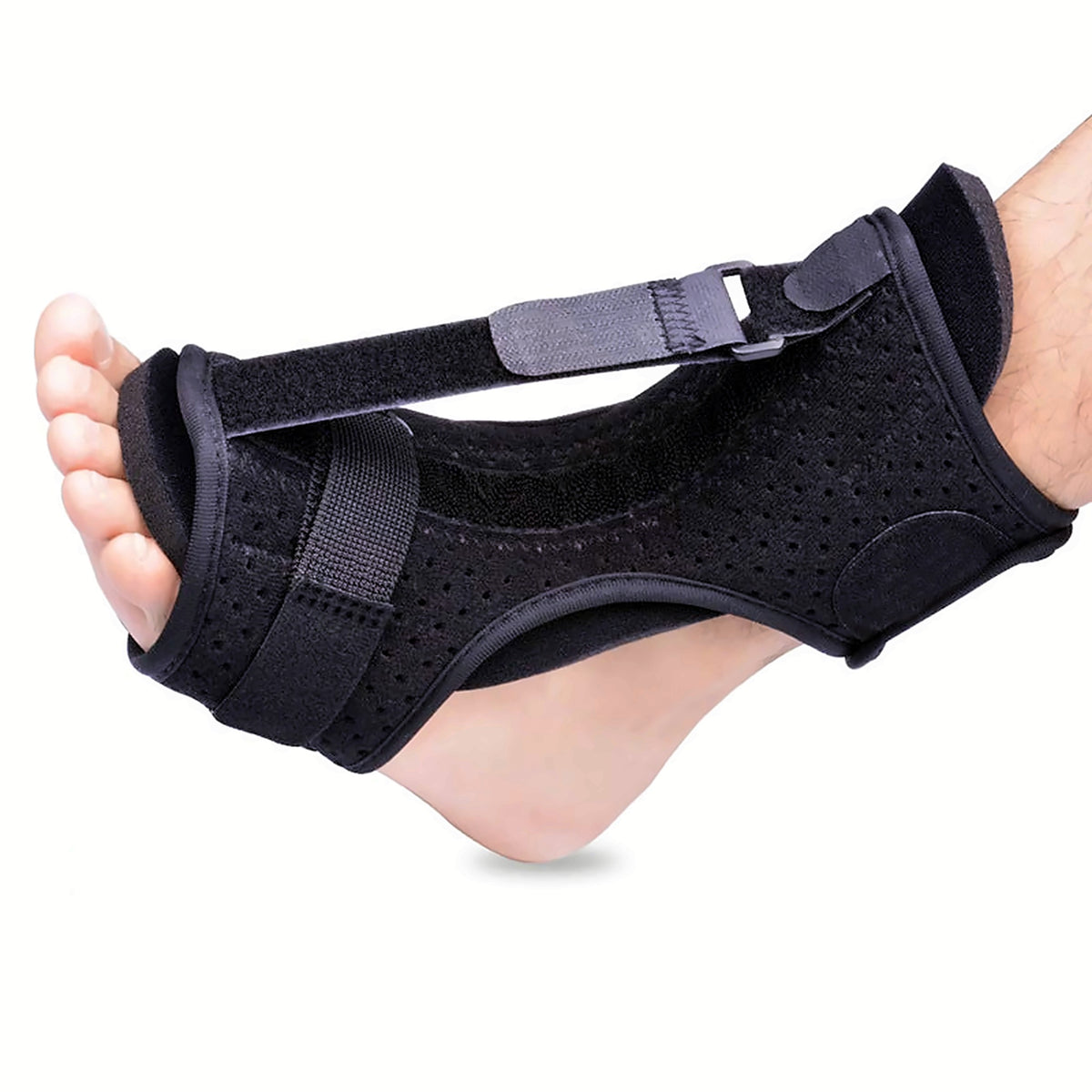 Night splint worn on the foot