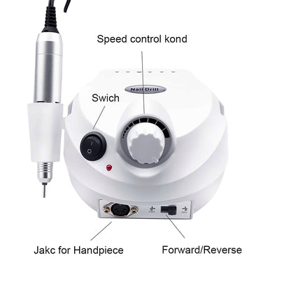 Nail drill controls