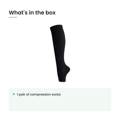 What's in the box: 1 pair of compression socks