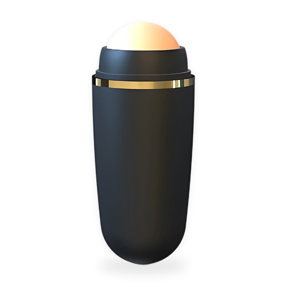 Volcanic stone oil-absorbing roller on a white background