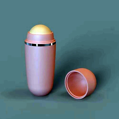 Volcanic stone oil-absorbing roller – pink