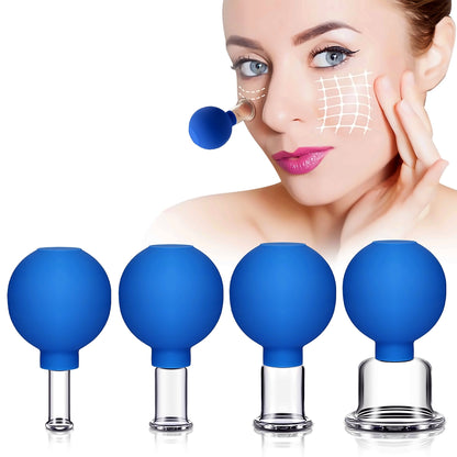 Using the face cupping set