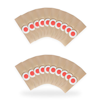 Corn cushion plasters on a white background