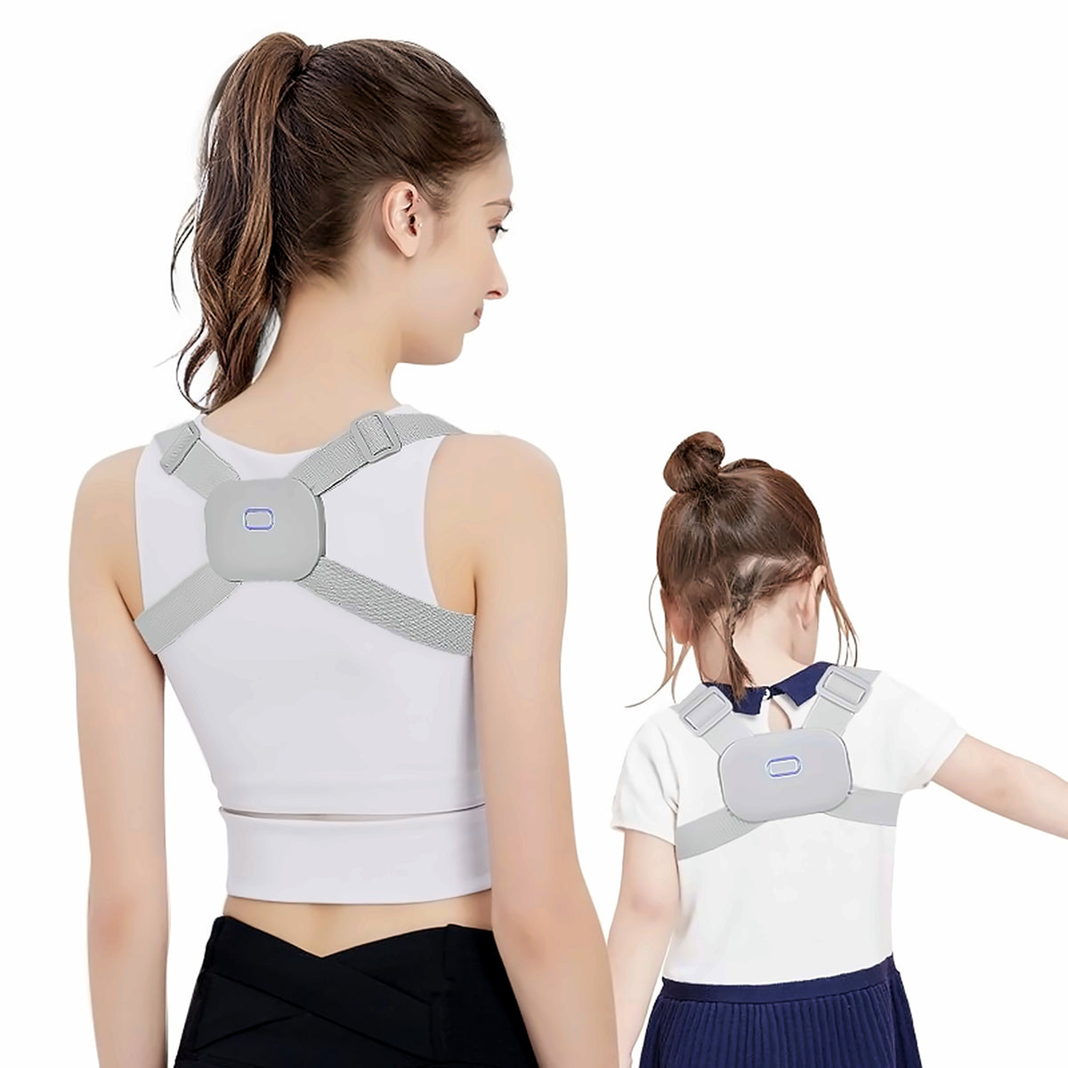 Wearing the smart posture trainer