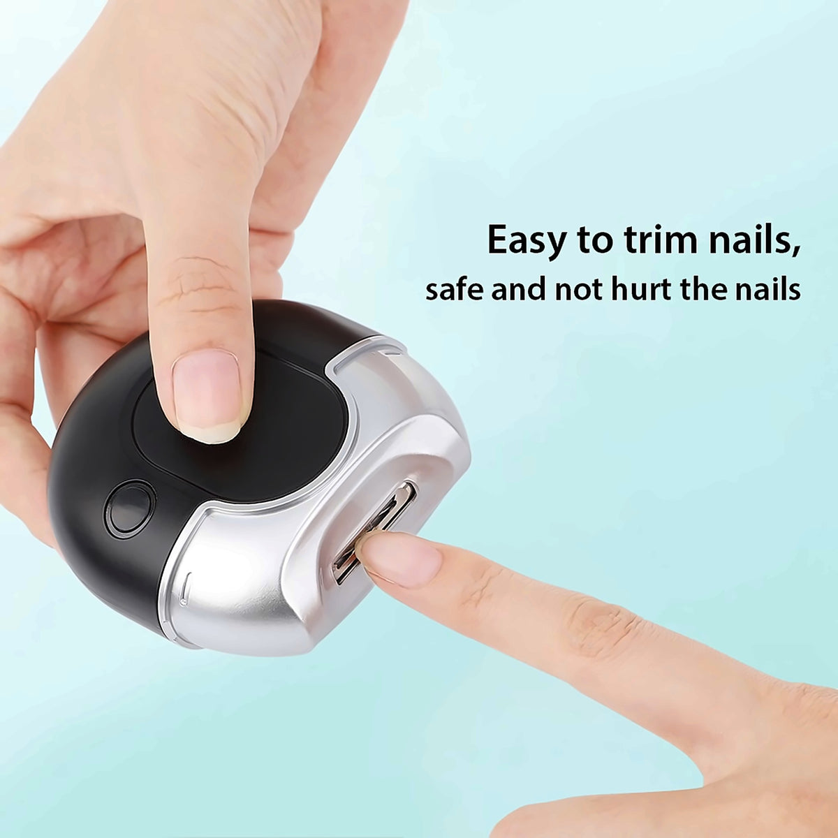 Using the electric nail clipper