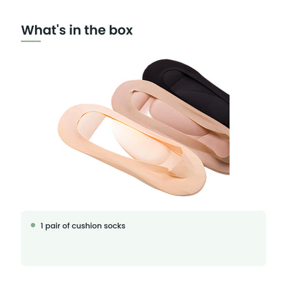 What's in the box: 1 pair of cushion socks