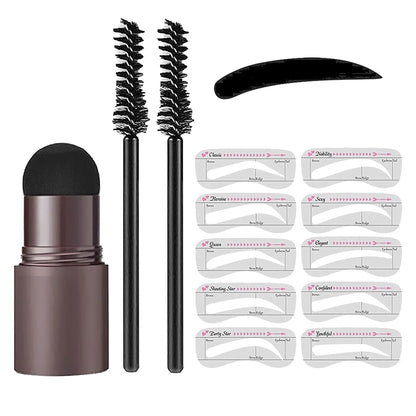 Eyebrow stamp kit contents