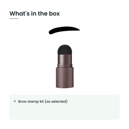 What's in the box: brow stamp kit (as selected)