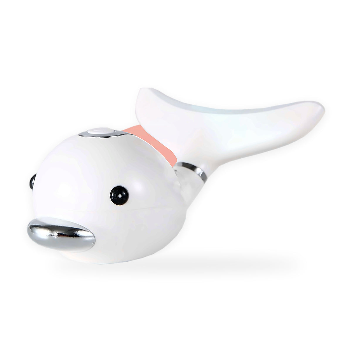 LED neck and face massager on a white background