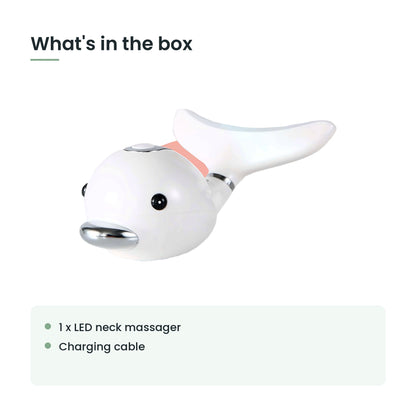 What's in the box: 1 x led neck massager, charging cable