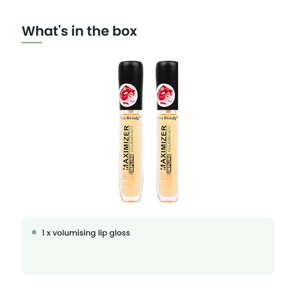 What's in the box: 1 x volumising lip gloss