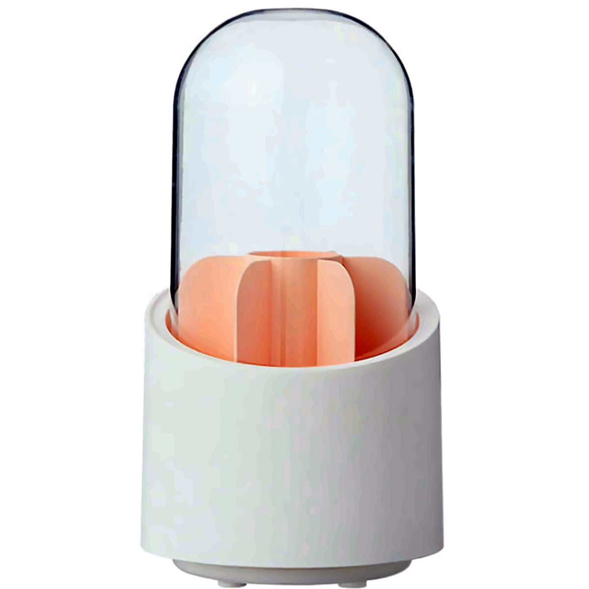 360° rotating makeup brush holder – pink