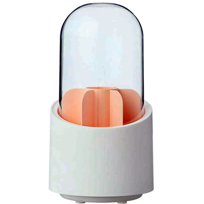 360° rotating makeup brush holder – pink