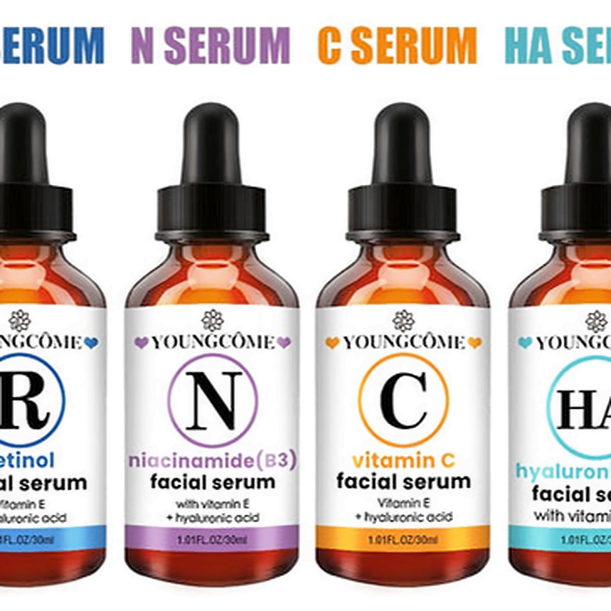 Face serum range