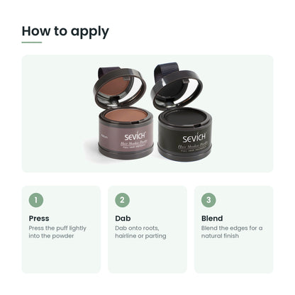 How to apply hairline powder in three steps