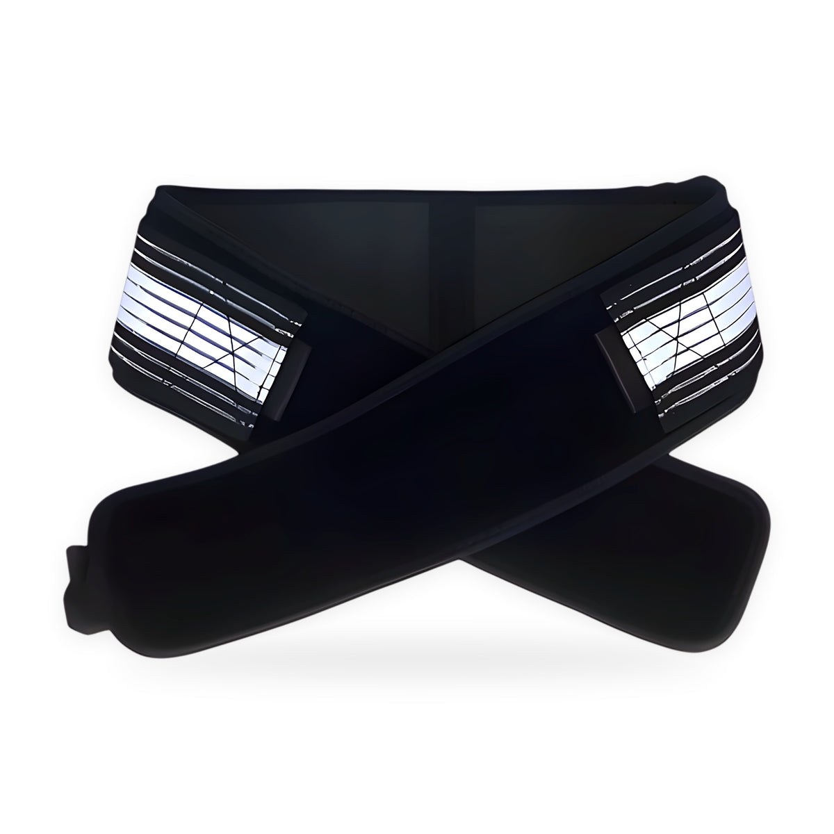 Adjustable hip support belt on a white background