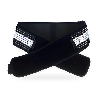 Adjustable hip support belt on a white background
