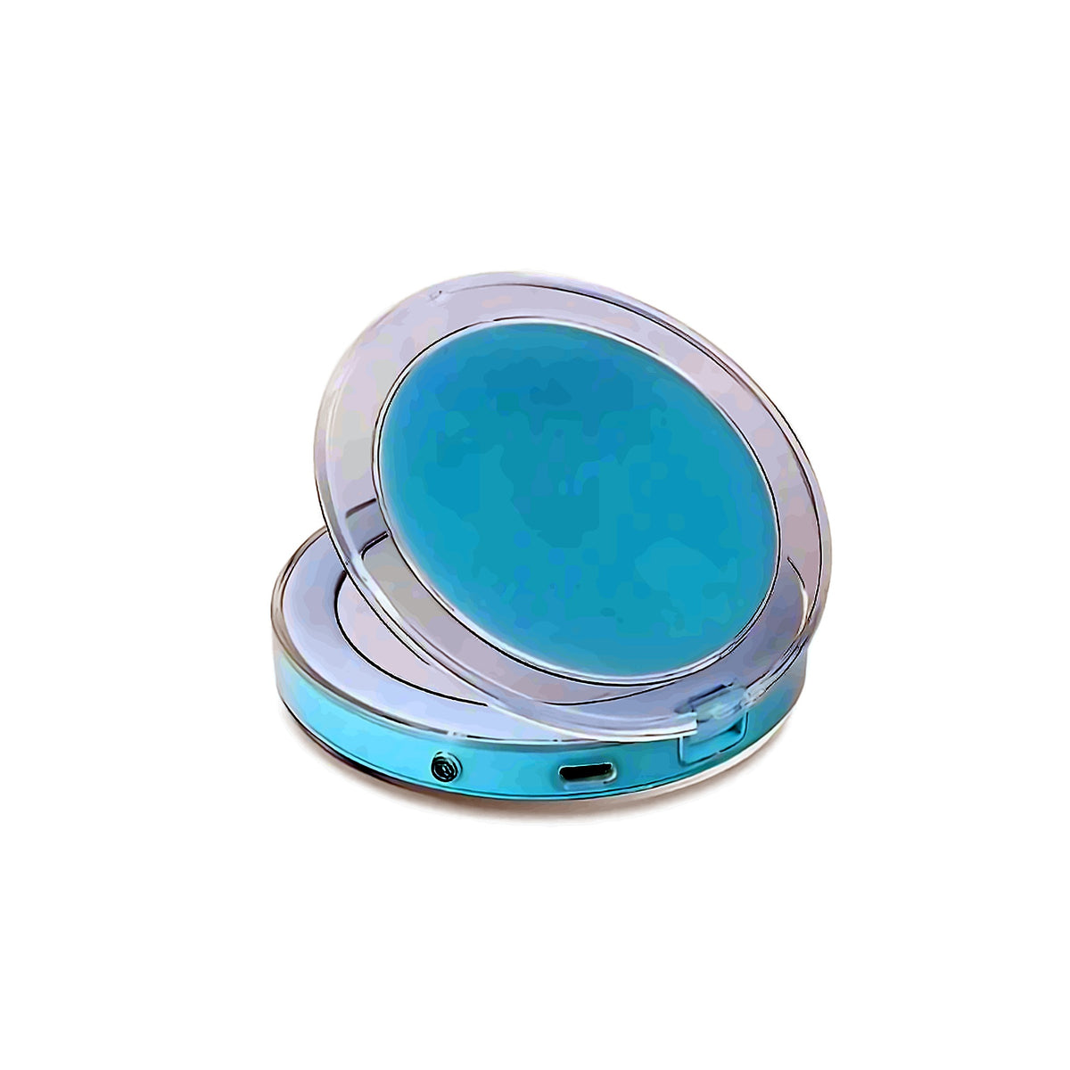 Portable LED makeup mirror – green