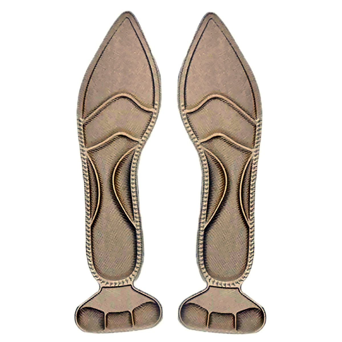 Memory foam high heel insoles – pointed, complexion