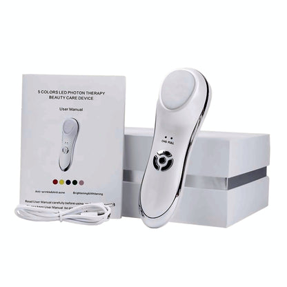 6-in-1 LED facial massager – with gift box