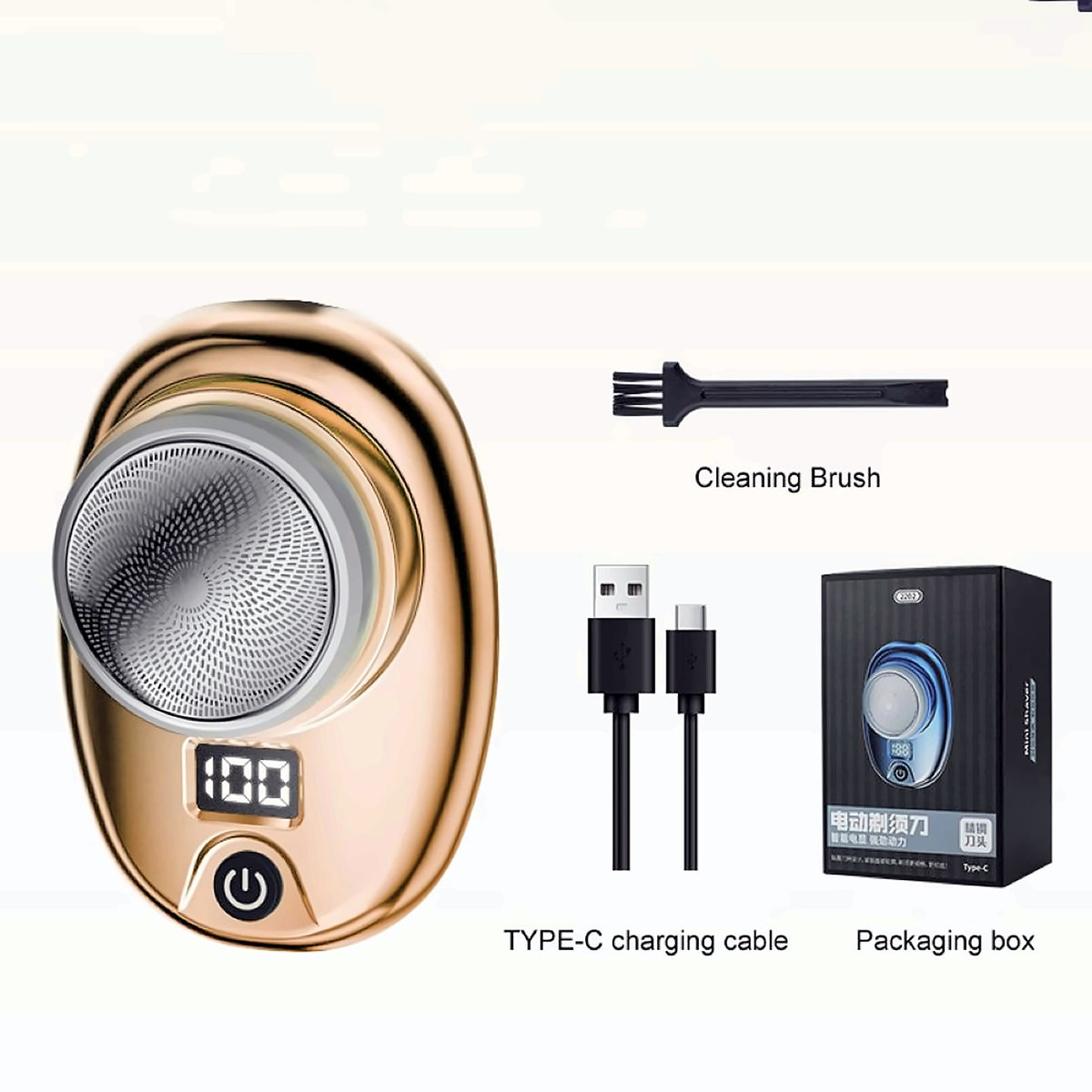 Mini electric shaver – gold
