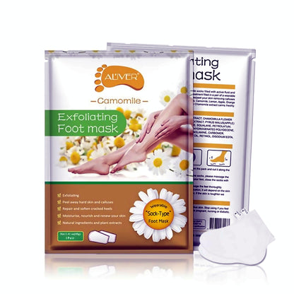 Exfoliating foot peel mask – camomile