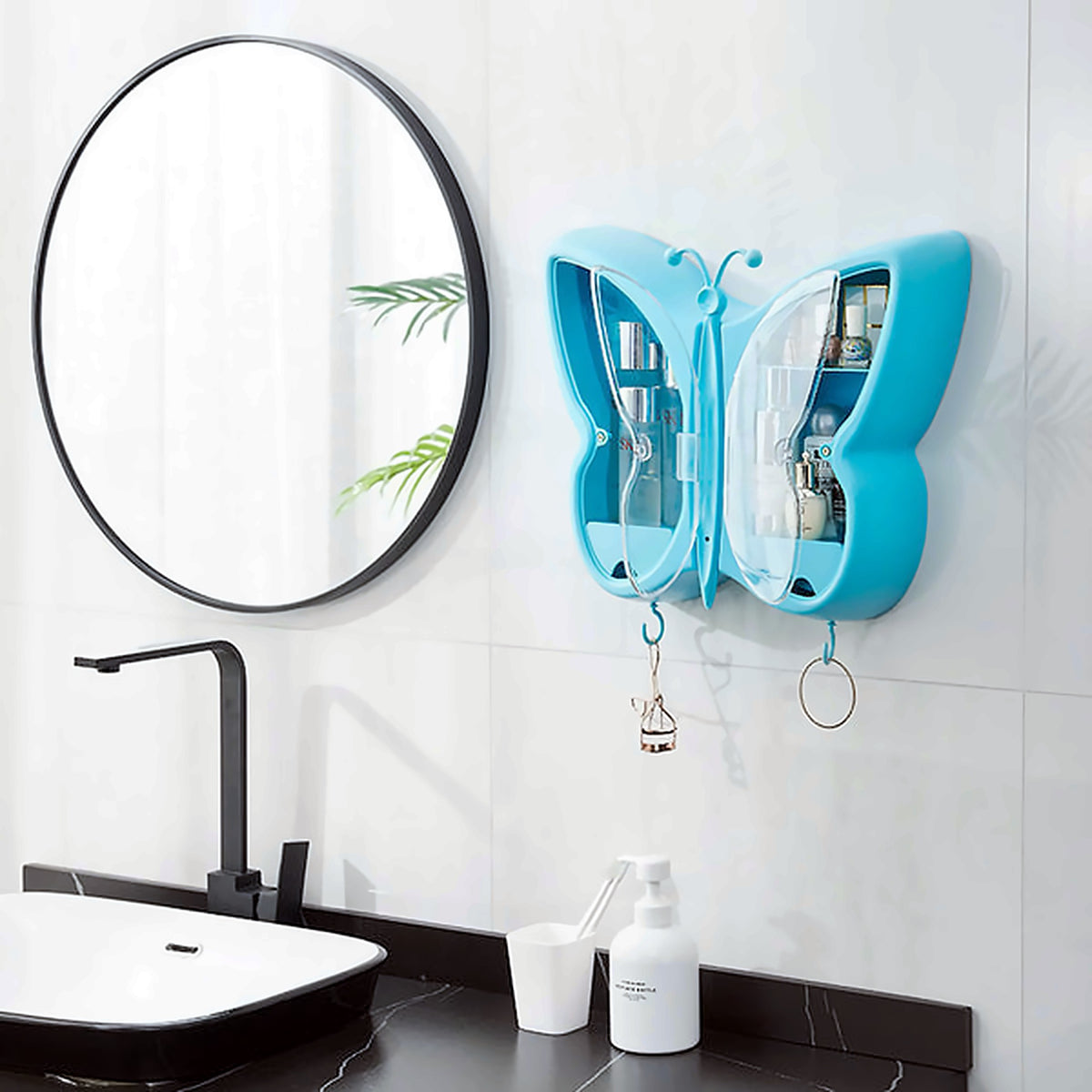Butterfly organiser on the wall
