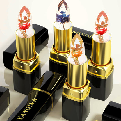 Colour-changing jelly lipsticks