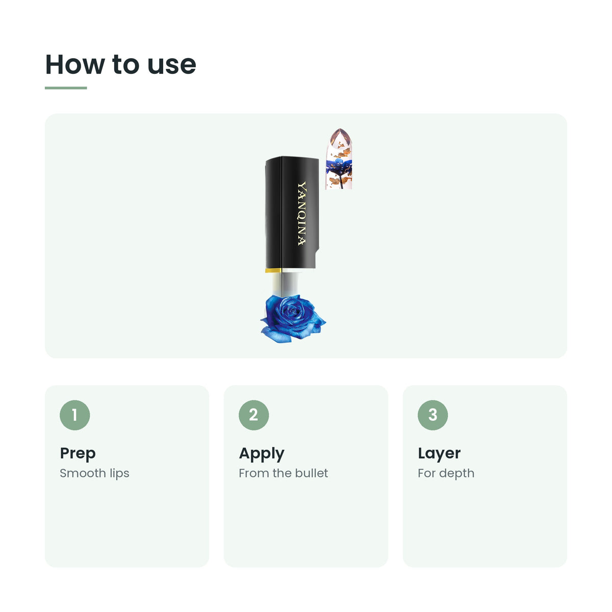 How to use the colour-changing jelly lipstick: prep, apply, layer