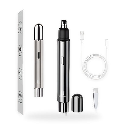 Nose and ear hair trimmer on a white background