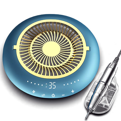 Nail dust collector – blue with pen