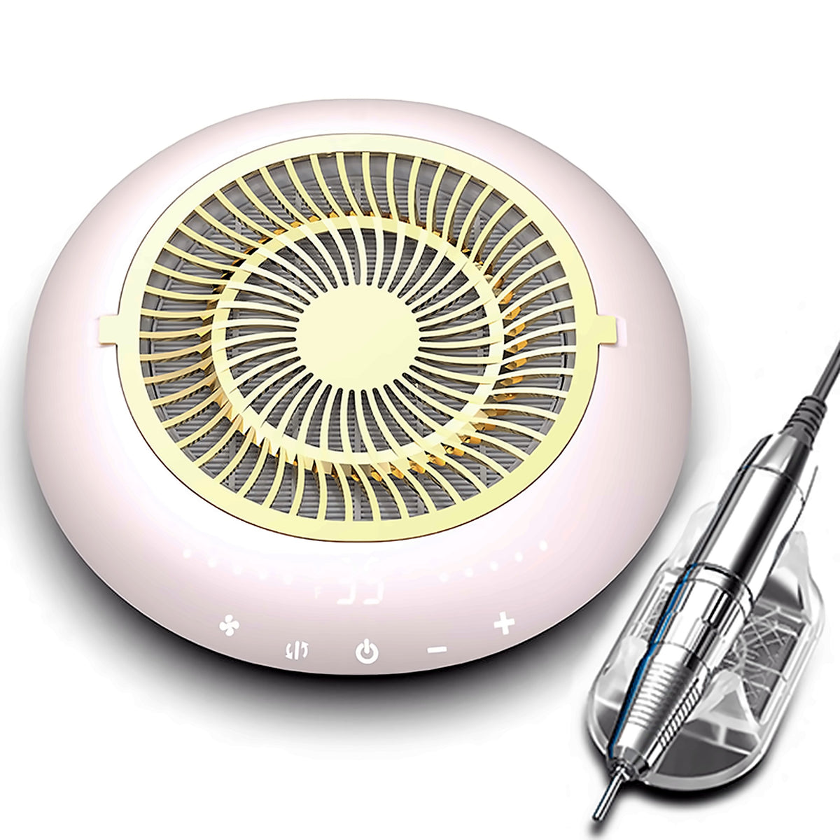 Nail dust collector – pink with pen