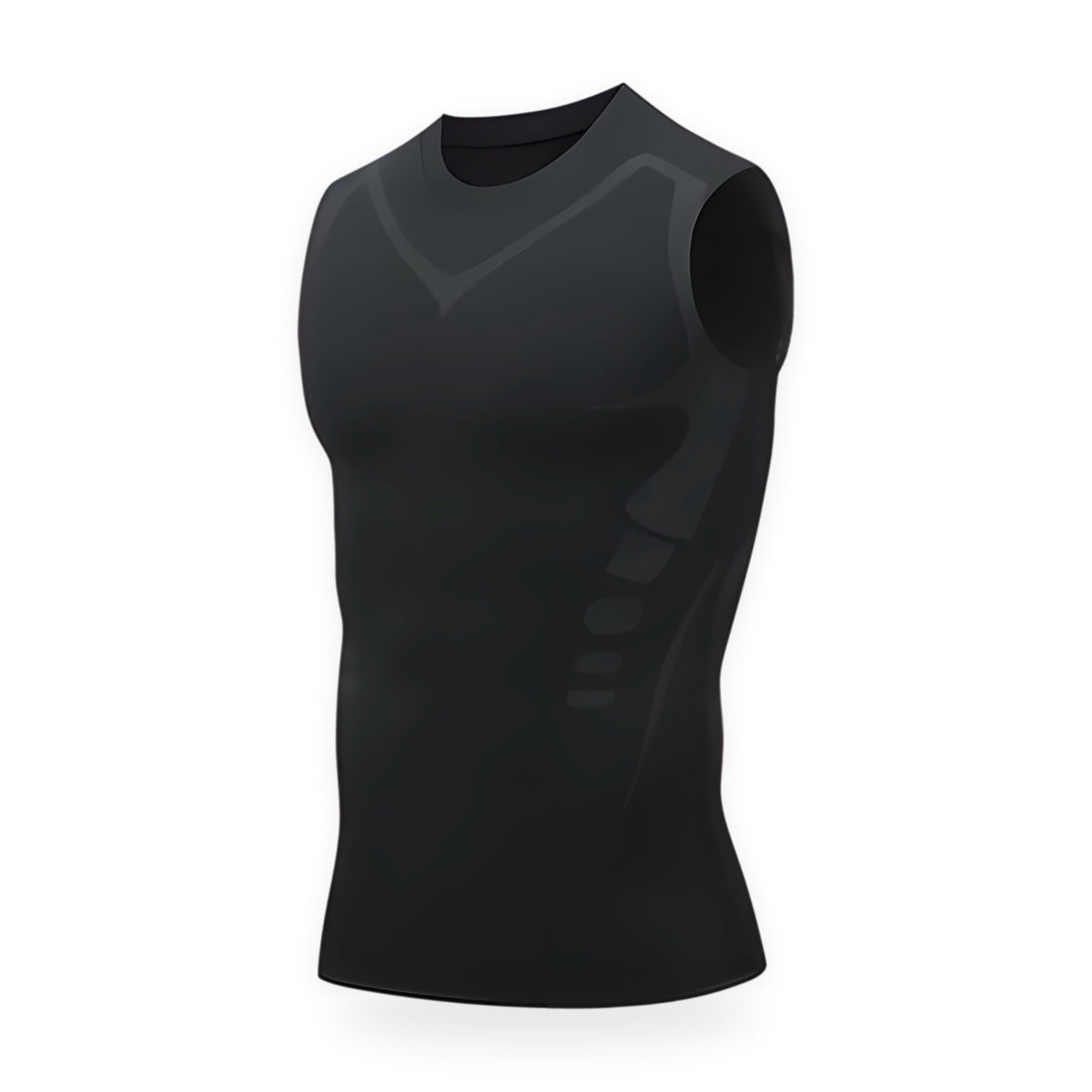 Men's compression shaping vest on a white background